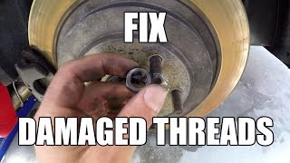 HOW TO  Repair damaged wheel studs [upl. by Darce]