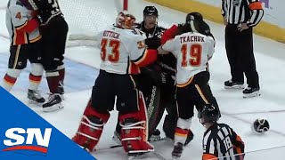 NHL Fights Of The Week Goalie Fights [upl. by Maida639]