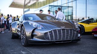 Aston Martin ONE77 Start up amp Driving [upl. by Enelrac]