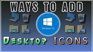 How to add icon to your desktop screen in windows How to create shortcuts to quickly launch program [upl. by Brandice]