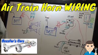 Air Train Horn Wiring Circuit  Part 3 [upl. by Nnayt]