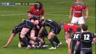 Grand Slam Years Wales 2012  Wales v Scotland [upl. by Eidnew]