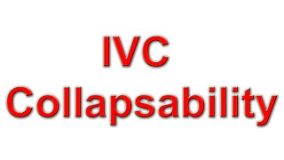 Inferior Vena Cava Collapsability [upl. by Boleyn38]