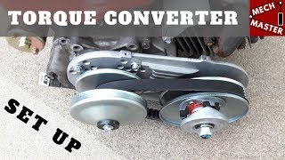 Go Kart Torque Converter Setup Install TAV [upl. by Dulce67]