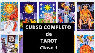 CURSO COMPLETO de TAROT GRATIS CLASE 1 BIEN EXPLICADO [upl. by Maiah]