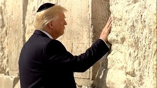 Trump Becomes First US President to Visit Wailing Wall [upl. by Bain]