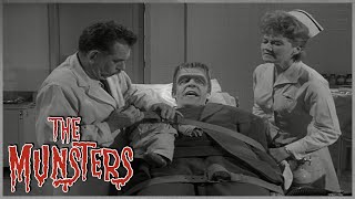 Herman Sneaks Into The Hospital  The Munsters [upl. by Inajar]