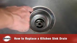 How to Replace a Kitchen Sink Drain [upl. by Brackely67]