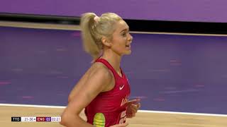 Vitality Netball World Cup 2019  Vitality Roses vs Trinidad amp Tobago highlights [upl. by Brittney768]