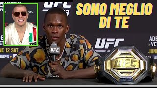 Israel Adesanya ha un CONSIGLIO per Marvin Vettori e parla di RISPETTO [upl. by Rosa94]