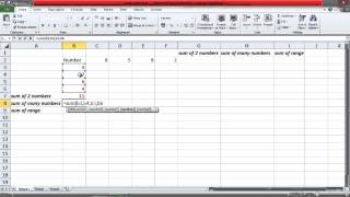 How to use Sum Formula in Excel  Hindi  Urdu [upl. by Anemij818]