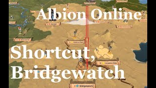 Albion Online  Caerleon to Bridgewatch fast almost safely [upl. by Gargan]