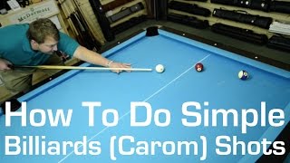 How to do a Simple Billiards Carom Shots [upl. by Dopp]