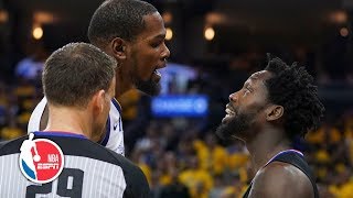 Kevin Durant Patrick Beverley ejected after Game 1 drama  NBA Highlights [upl. by Leahcin285]