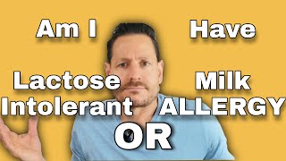 Lactose Intolerant vs Milk Allergy [upl. by Joya]