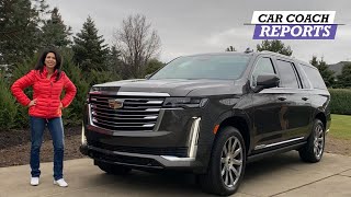 2021 Cadillac Escalade Luxury SUV Review  Better than the Navigator [upl. by Melia244]