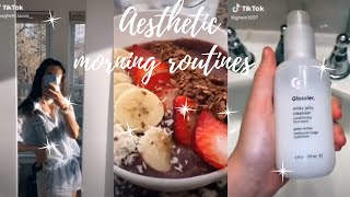 Aesthetic Morning Routines ☀️  TikTok compilation 2021 ✨ [upl. by Ynottirb931]