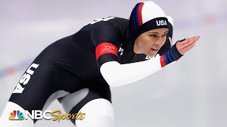 Olympian Brittany Bowe smashes 1500m speed skating world record  NBC Sports [upl. by Morrissey266]