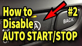 How to Disable Start Stop UPDATE [upl. by Nhaj]