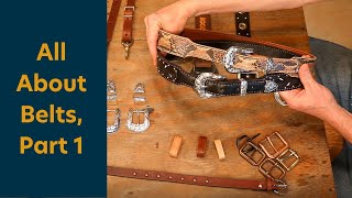 The Leather Element All About Belts Part 1 [upl. by Windzer]