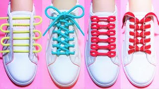 35 Ways to tie your shoelaces How to tie shoelaces shoes lace styles shoelace shorts viral [upl. by Madison843]