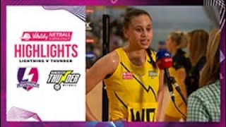 HIGHLIGHTS  Loughborough Lightning 6166 Manchester Thunder [upl. by Sidoon]