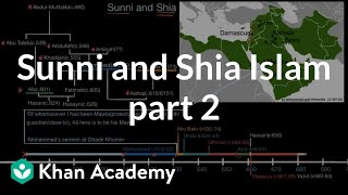 Sunni and Shia Islam part 2  World History  Khan Academy [upl. by Chabot]