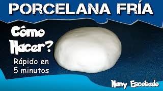 PORCELANA FRÍA FÁCIL Y RÁPIDO EN 5 MINUTOS [upl. by Ellehcal]