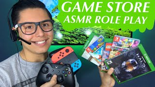 ASMR Game Store Role Play Games amp Tingles [upl. by Horodko]