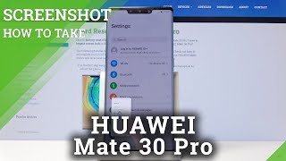 Screenshot HUAWEI Mate 30 Pro  Capture Screen Tutorial [upl. by Fanning]