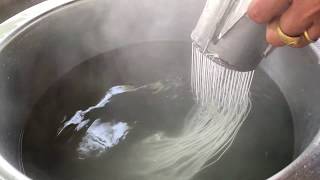 Thai Rice Flour Noodles Recipe [upl. by Ahsirkal]