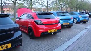 BEST OF  Astra VXR Sounds 2 Step Flames Revs Races and Backfires [upl. by Akiehsat63]