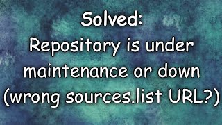 Solved Repository is under maintenance or down  Termux [upl. by Anaizit]