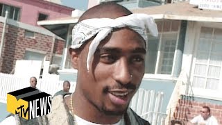 Tupac on Growing Up Poor His Rise to Fame amp His Future 1995  MTV News [upl. by Cherye728]