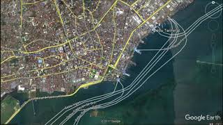 Tour of Cebu Island Philippines via Google Earth [upl. by Flessel740]