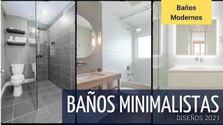 Baños Minimalistas 2023  Estilo de Baños Modernos 2023 [upl. by Coppock]