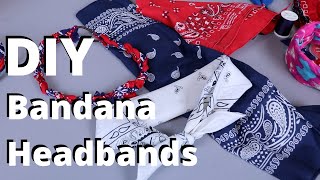 6 DIY Bandana Headbands  Tutorial Tuesday Ep 133 [upl. by Nap932]