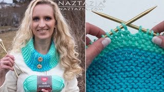 HOW to KNIT  KNITTING for BEGINNERS by Naztazia [upl. by Nylleoj899]