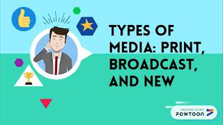 Types of Media Print Broadcast and New Media [upl. by Asenaj700]