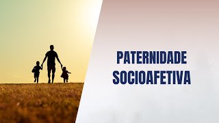 Paternidade socioafetiva [upl. by Selij58]