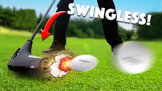 The SWINGLESS Golf Club 200 yards EASY [upl. by Refotsirk]