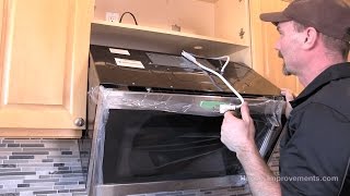 How To Install A Microwave OverTheRange Style [upl. by Steve371]