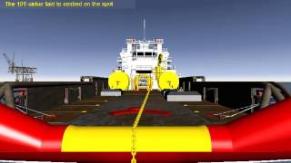 Installation procedures of Mooring buoy for BDPOC [upl. by Azirb144]