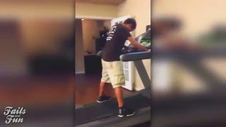 Treadmill Fail Compilation  Ultimate Fail Compilation 2016 [upl. by Grof]