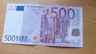 500 EURO banknote review [upl. by Anad]