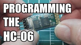 How to program the HC06 Bluetooth module [upl. by Mast]