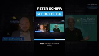 PETER SCHIFF GET OUT OF BTC shorts [upl. by Rohpotsirhc]