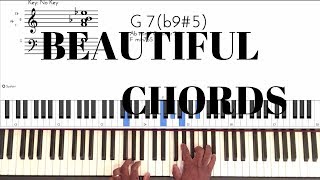 BEAUTIFUL GOSPEL PIANO CHORDS  Gospel Piano Lesson [upl. by Nolahp]