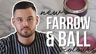 NEW FARROW amp BALL PAINT COLOURS REVIEW [upl. by Menendez]