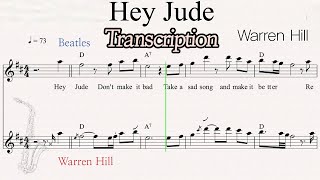 Warren Hill  Hey Jude Transcription [upl. by Cila]